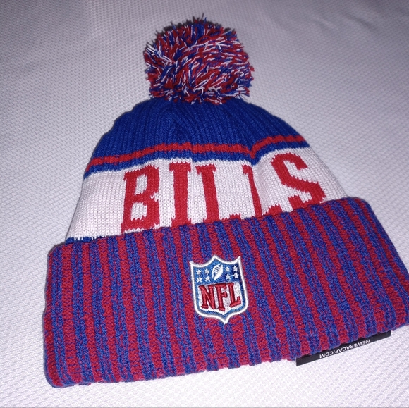 Buffalo Bills Knit Hat NFL NEW Winter Hat Beanie Josh Allen - Picture 2 of 2